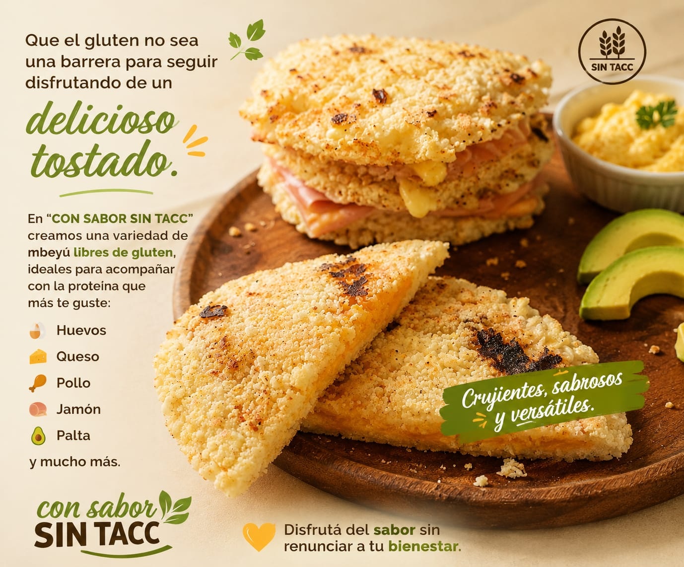 Tostados a base de Mbeju